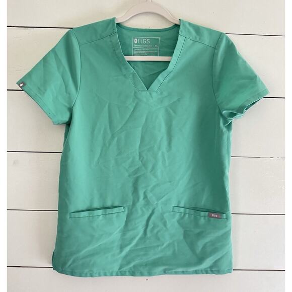 FIGS Technical Collection FW1100 Casma Scrub Top Women’s XS Green - Picture 1 of 9